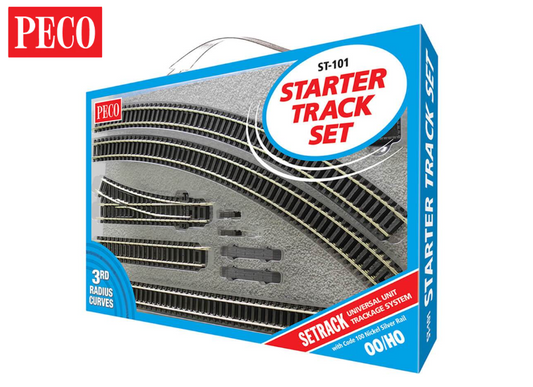 Peco ST-101 Starter Track Set - 3rd Radius - HO/OO Scale
