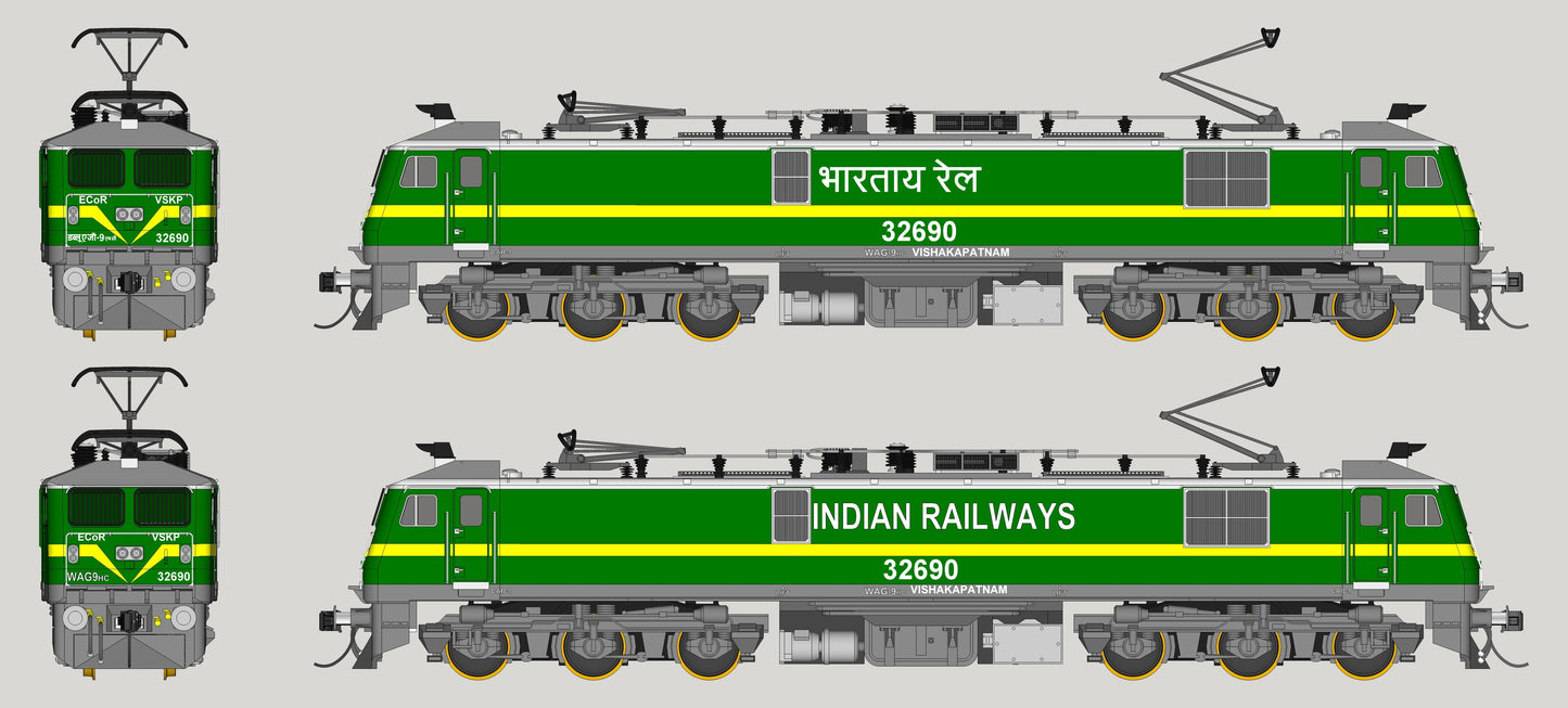 PRE-ORDER: DCC SILENT WAG9 RTR Model HO Scale (1:87)