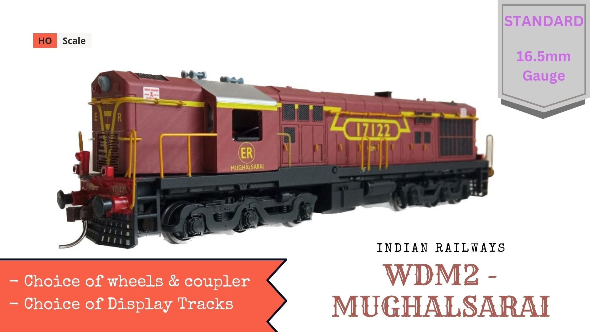 WDM2 Mughalsarai, HO STANDARD Model (Non motorised)