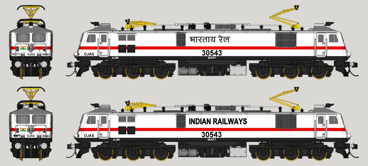 PRE-ORDER DCC SOUND INSTALLED WAP7/WAP7i RTR Model in HO Scale (1:87)