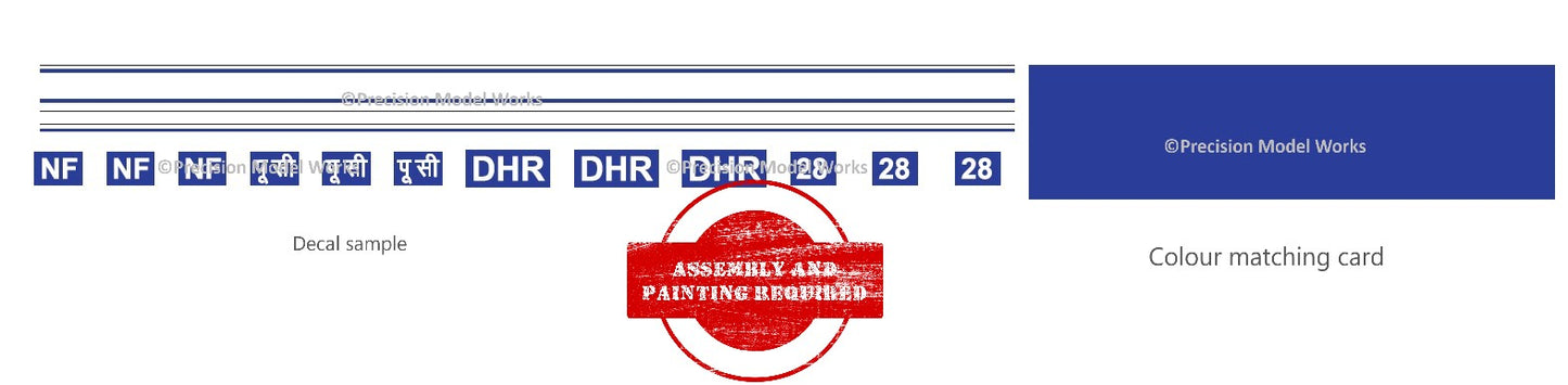 DHR - 2nd class Passenger Coach (Kalka Built)- OO9