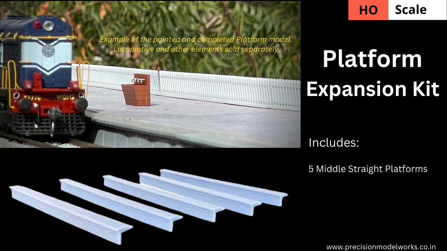 Platform EXPANSION Kit. UNLIMITED FREE TEXTURE | HO Scale