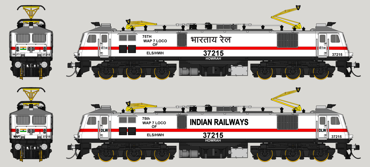 PRE-ORDER: PREMIUM DC/DCC READY WAP7/WAP7i RTR Model in HO Scale (1:87)