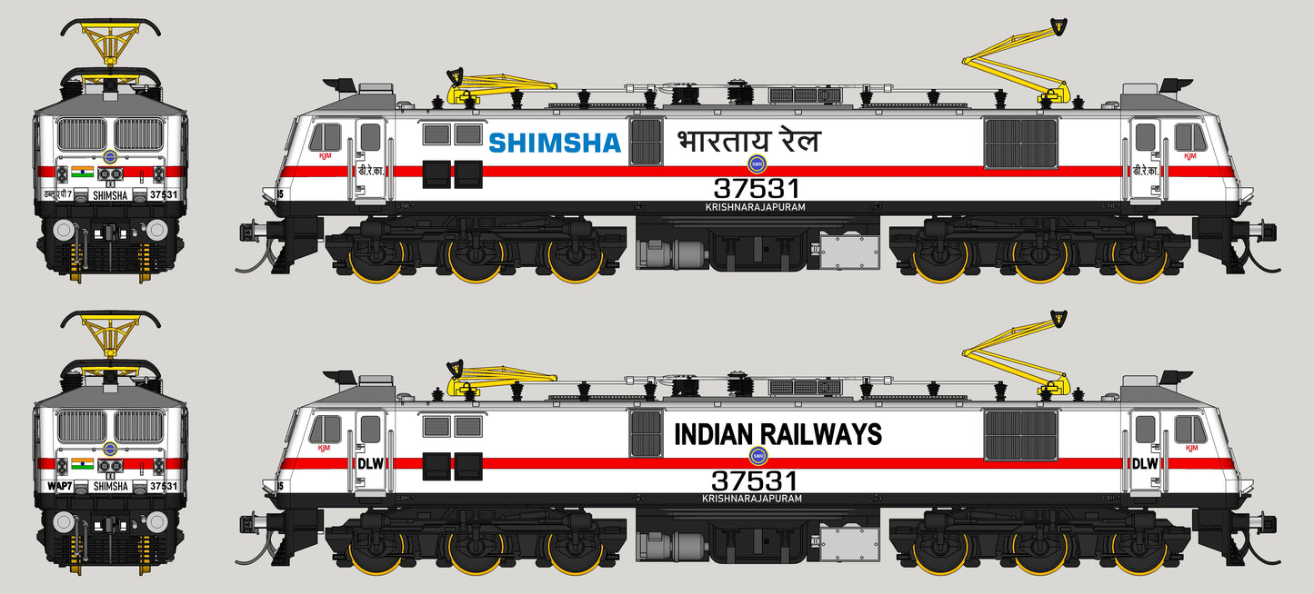 PRE-ORDER: PREMIUM DC/DCC READY WAP7/WAP7i RTR Model in HO Scale (1:87)