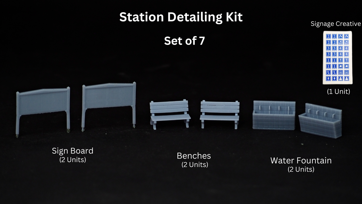 Station Detailing Kit | HO Scale