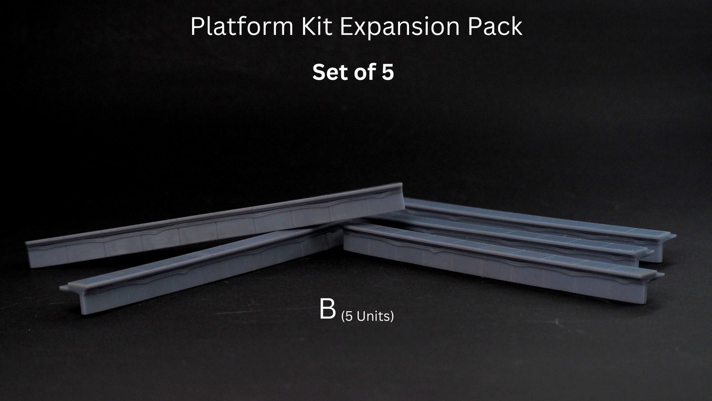 Platform EXPANSION Kit. UNLIMITED FREE TEXTURE | HO Scale