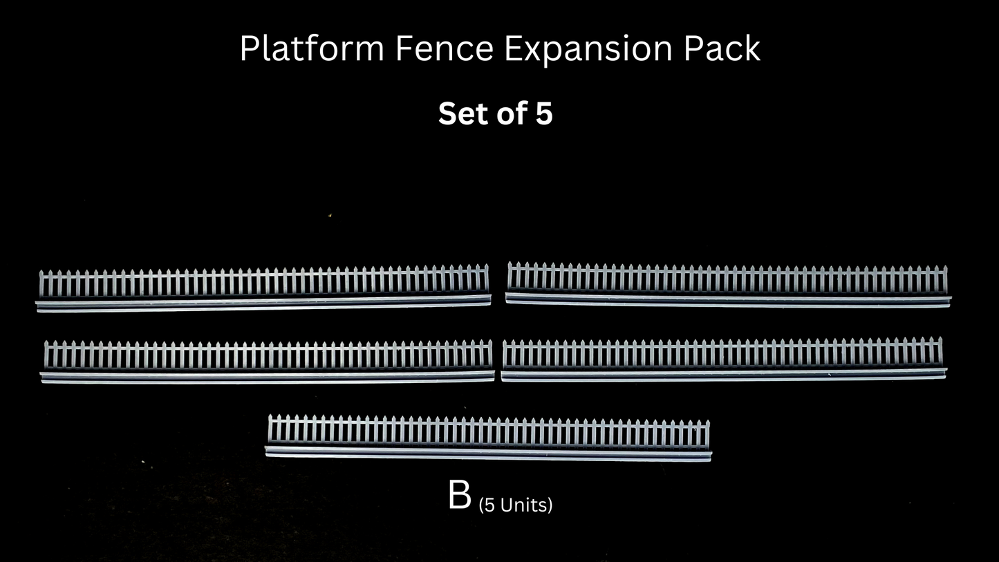 Platform Fence EXPANSION Kit | HO Scale