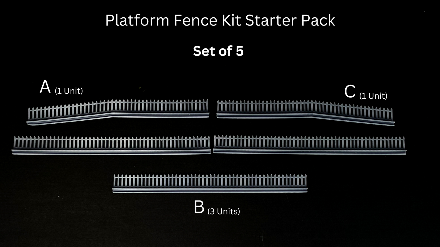 Platform Fence STARTER Kit | HO Scale