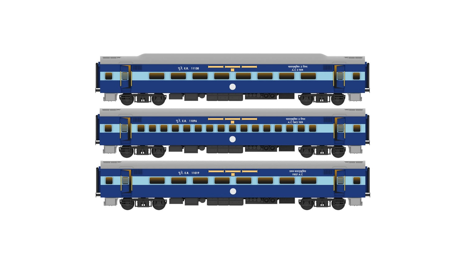 ICF AC Coaches, HO Scale Model