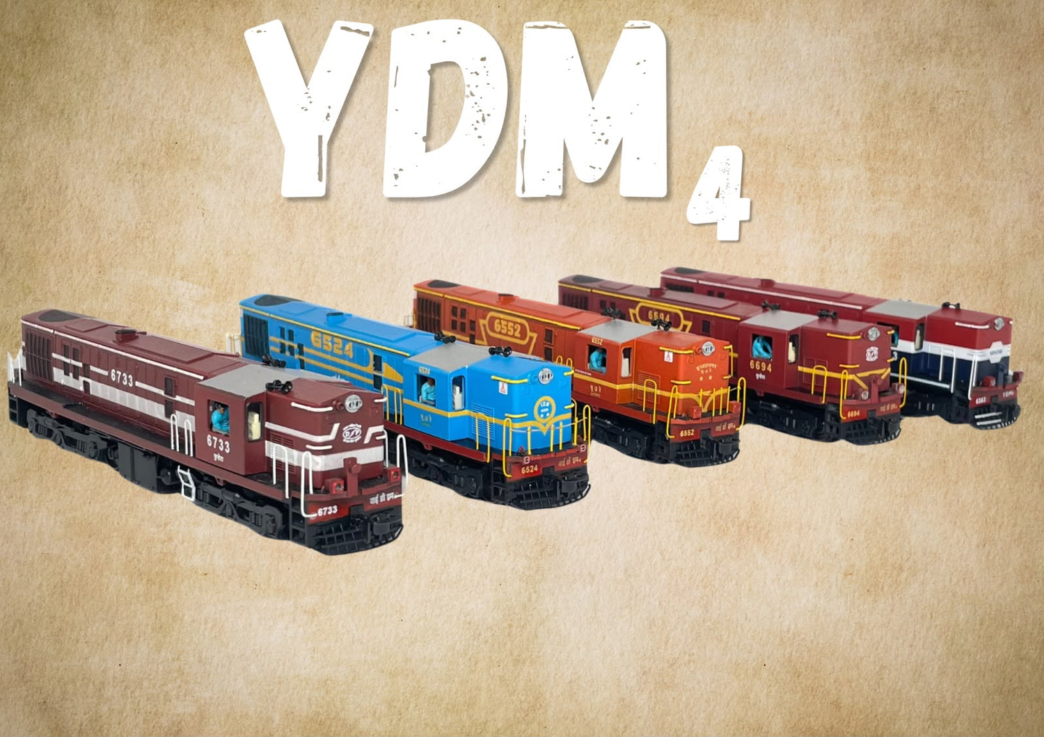 YDM4 - HOm (Metre Gauge) Display Models