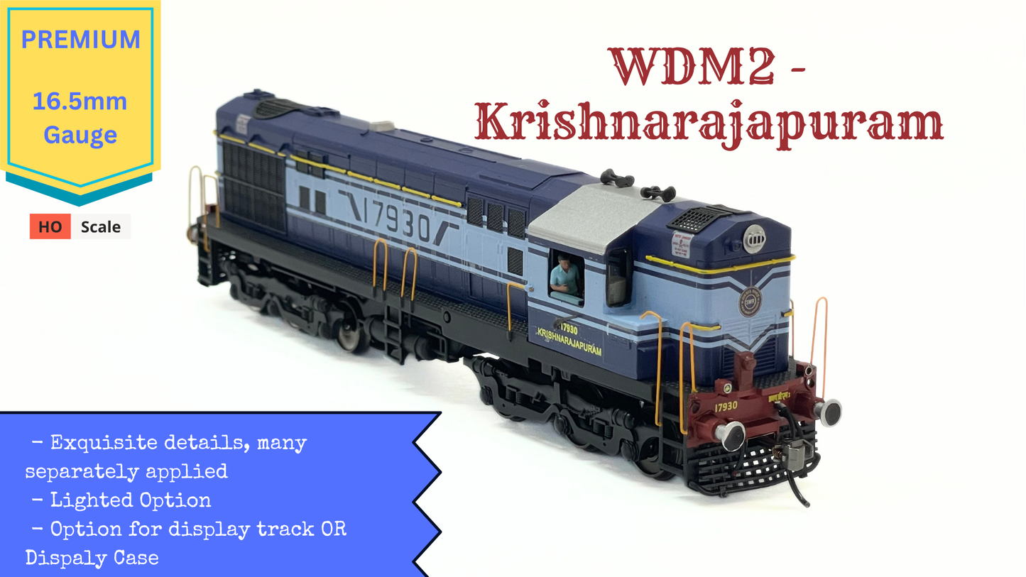 WDM2 - Krishnarajapuram, HO Scale / Premium / Free Rolling Display Mode