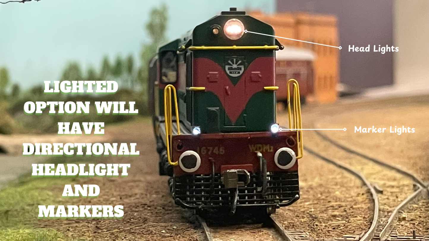 WDM2 - BOKARO, HO Scale / Premium / Free Rolling Display Model