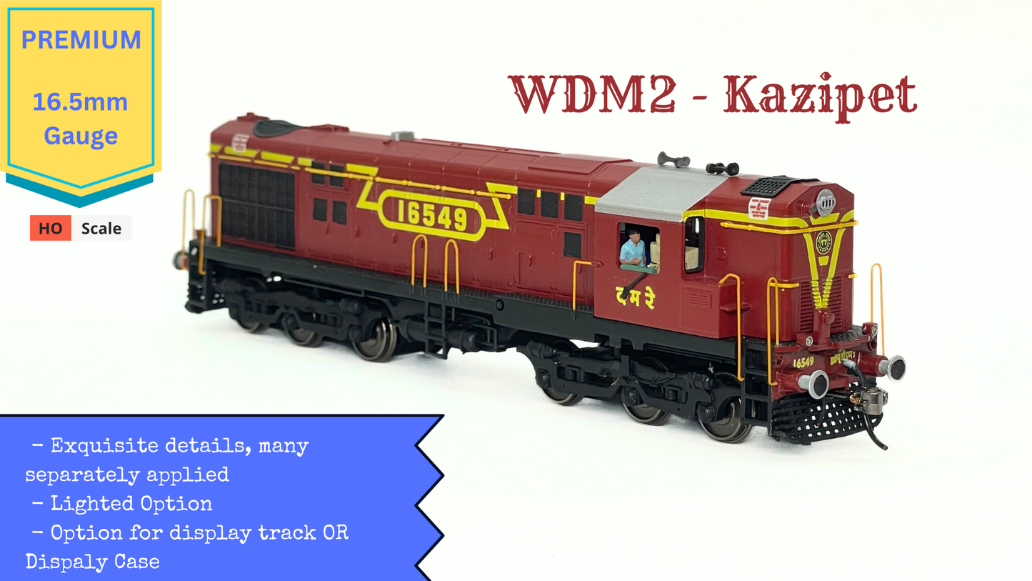 WDM2 - Kazipet, HO Scale / Premium / Free Rolling Display Mode