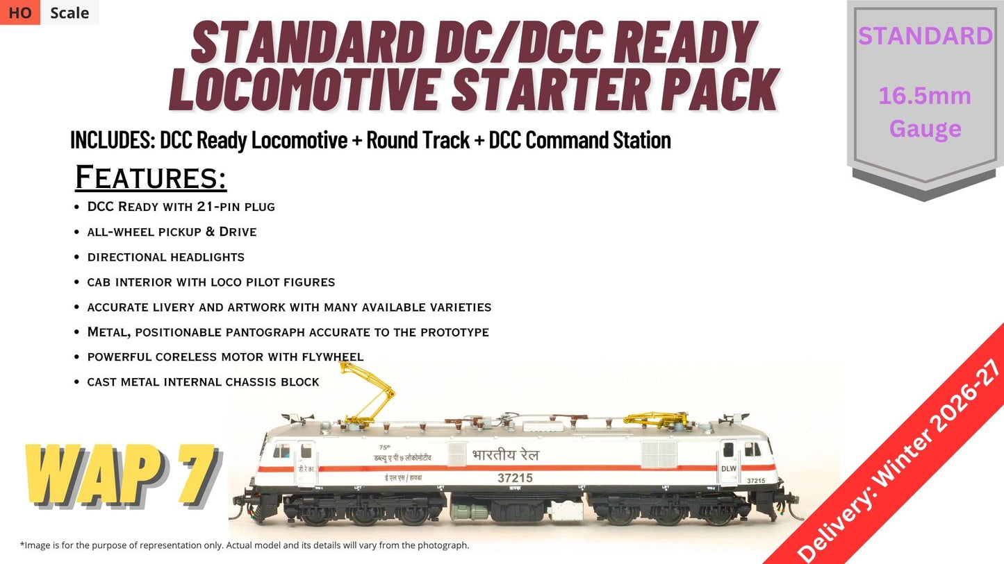 ORDER: RTR Locmotive Starter Pack - Standard DC/DCC Ready - WAP7