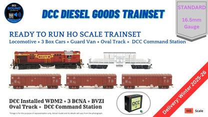 PRE-ORDER: DCC TRAIN Set: Diesel Goods Train (With Track and Controller)