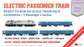 PRE-ORDER: Train Pack: Electric Passenger Train  (Without Tracks and Controller)