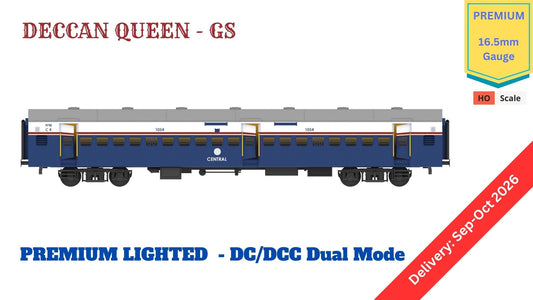 PRE-ORDER: DECCAN QUEEN - GS, HO Scale - Premium Version