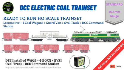 PRE-ORDER: DCC TRAIN SET: Electric Coal Train (With Track and Controller)