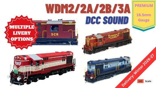 PRE-ORDER: PREMIUM DCC SOUND WDM2 RTR Model in HO Scale (1:87)