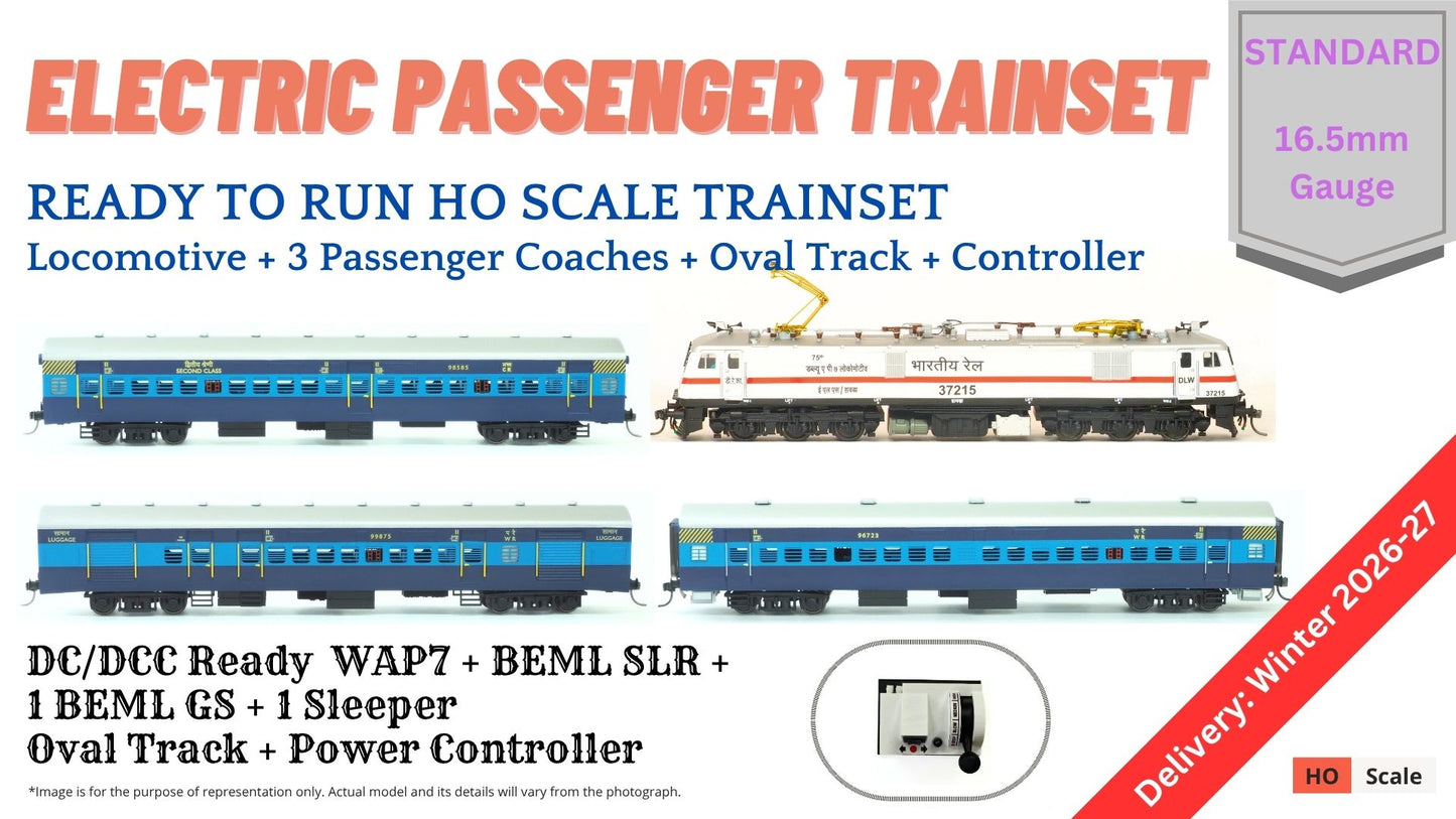 PRE-ORDER: TRAIN SET: Electric Passenger Train (With Track and Controller)