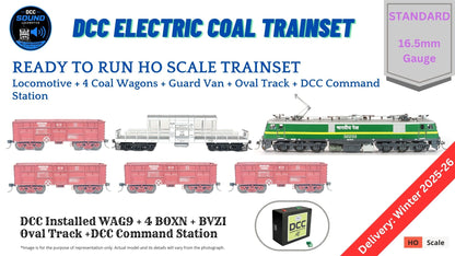 PRE-ORDER: DCC TRAIN SET: Electric Coal Train (With Track and Controller)