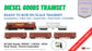 PRE-ORDER: TRAIN Set: Diesel Goods Train (With Track and Controller)
