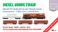 PRE-ORDER: TRAIN Pack: Diesel Goods Train (Without Track and Controller)