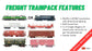 PRE-ORDER: TRAIN Pack: Diesel Mixed Freight Train (Without Track and Controller)