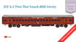PRE-ORDER: ICF A.C Two Tier HO Scale - Red Livery (1955-1990s), Standard Version