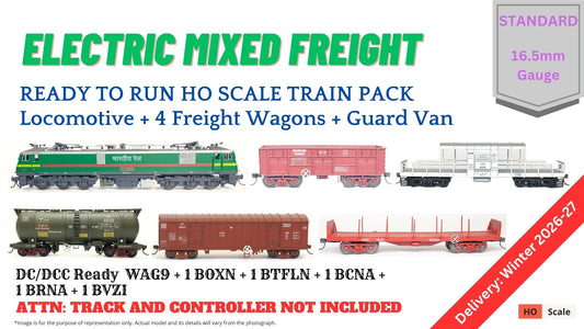 PRE-ORDER: Train Pack: Electric Mixed Freight (Without Tracks and Controller)
