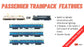 PRE-ORDER: TRAIN Pack: Diesel Passenger Train: Blue Livery (Without Track and Controller)