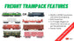 PRE-ORDER: TRAIN Pack: Diesel Mixed Freight Train (Without Track and Controller)
