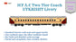 PRE-ORDER: ICF A.C Two Tier HO Scale - Utkrisht Livery (2018-Current), Standard Version