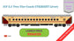 PRE-ORDER: ICF A.C Two Tier HO Scale - Utkrisht Livery (2018-Current), Standard Version