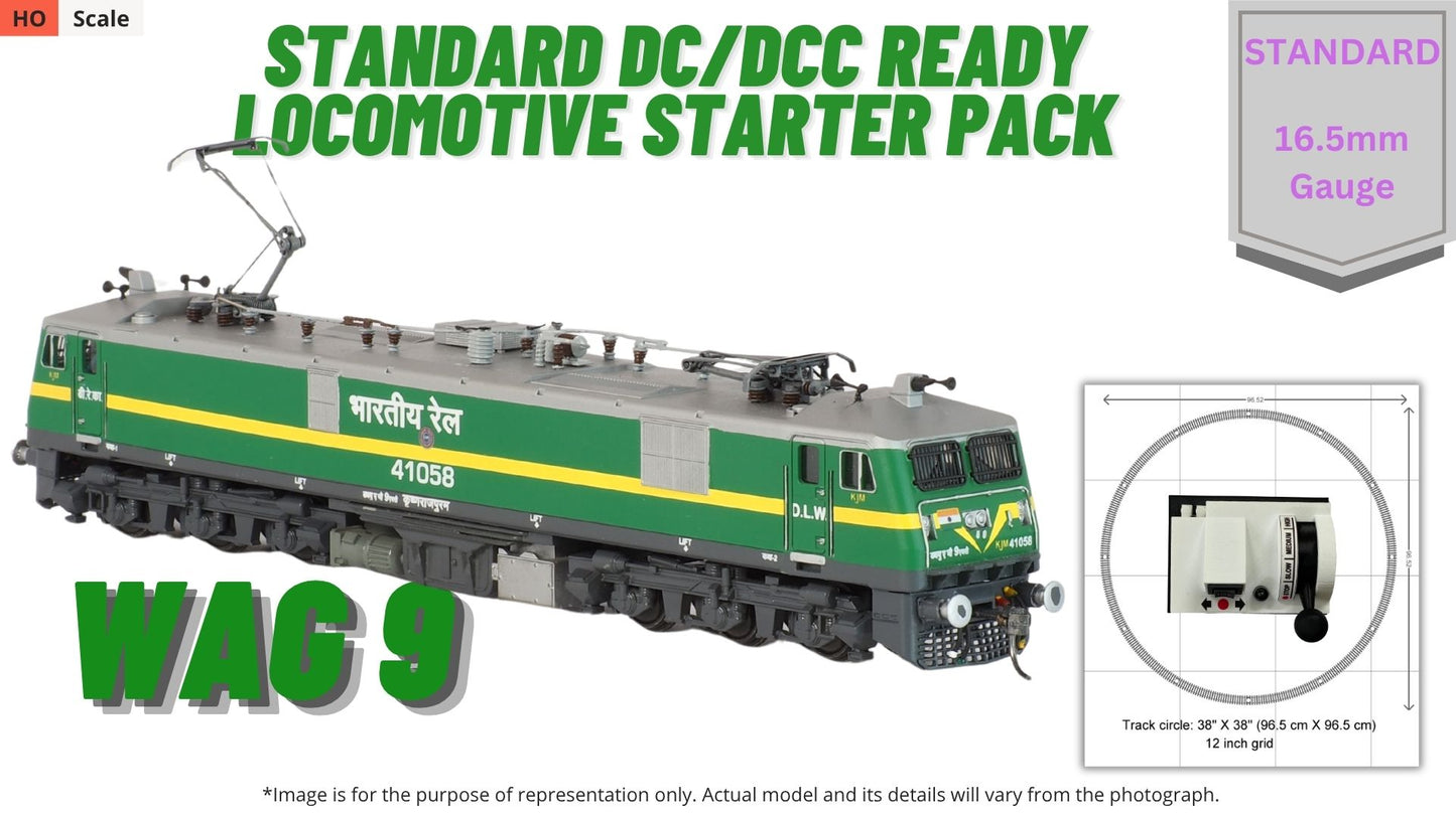 PRE-ORDER: RTR Locmotive Starter Pack - Standard DC/DCC Ready - WAG9