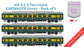 PRE-ORDER: ICF AC 3 Tier, HO Scale - Garibrath, Standard, pack of 3