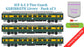 PRE-ORDER: ICF AC 3 Tier, HO Scale - Garibrath, Standard, pack of 3