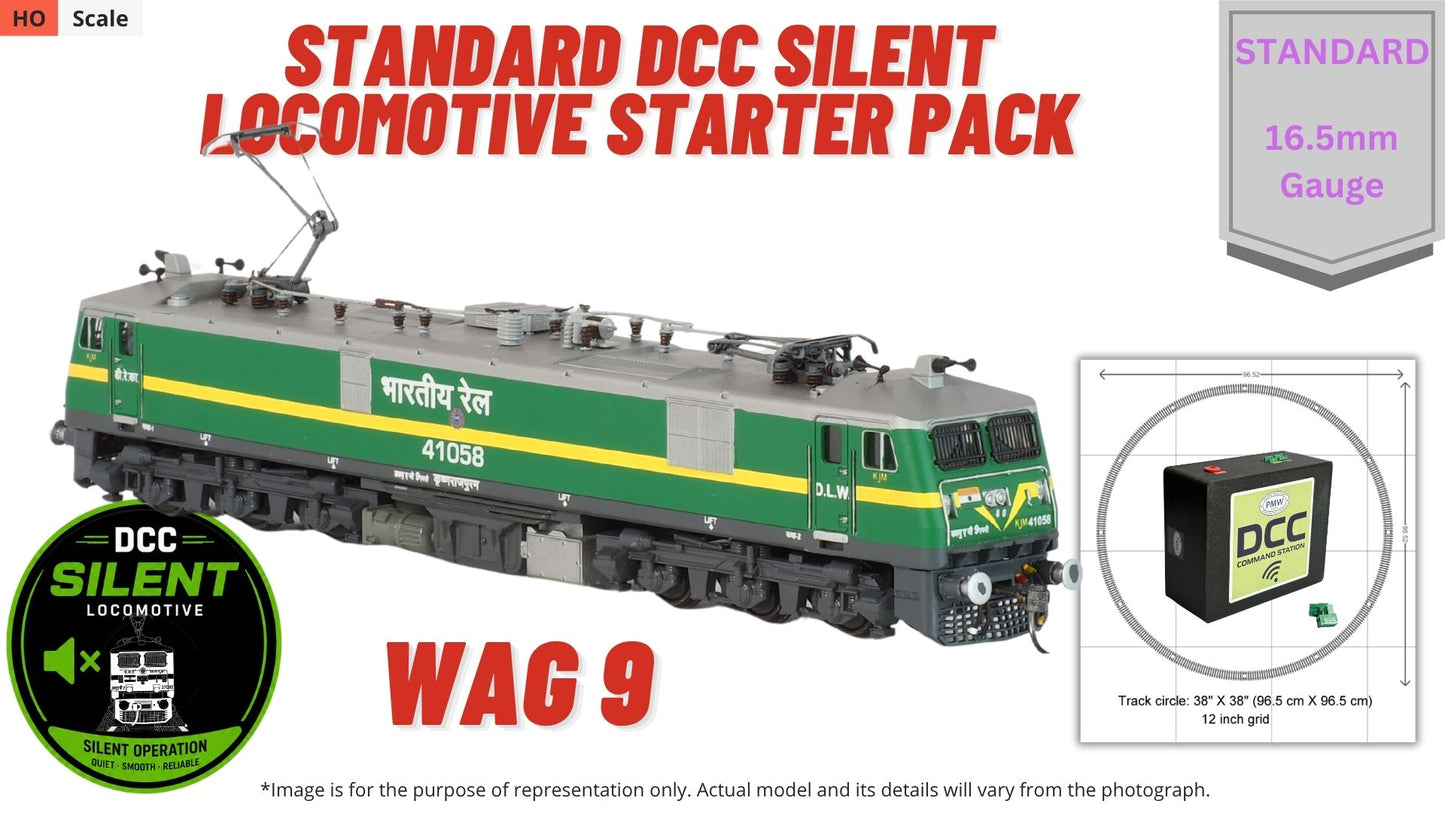 PRE-ORDER: RTR Locmotive Starter Pack - DCC Silent - WAG9