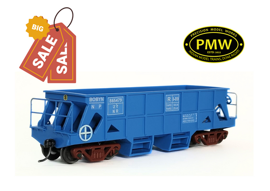 ON SALE: BOBYN Freight Wagon, HO Scale  - Blue