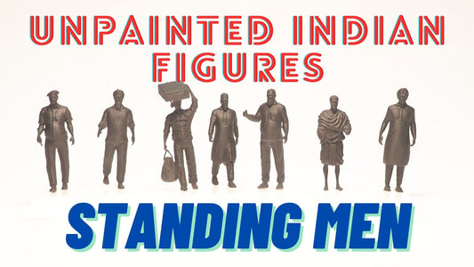 UNPAINTED Figures: Standing Indian Men