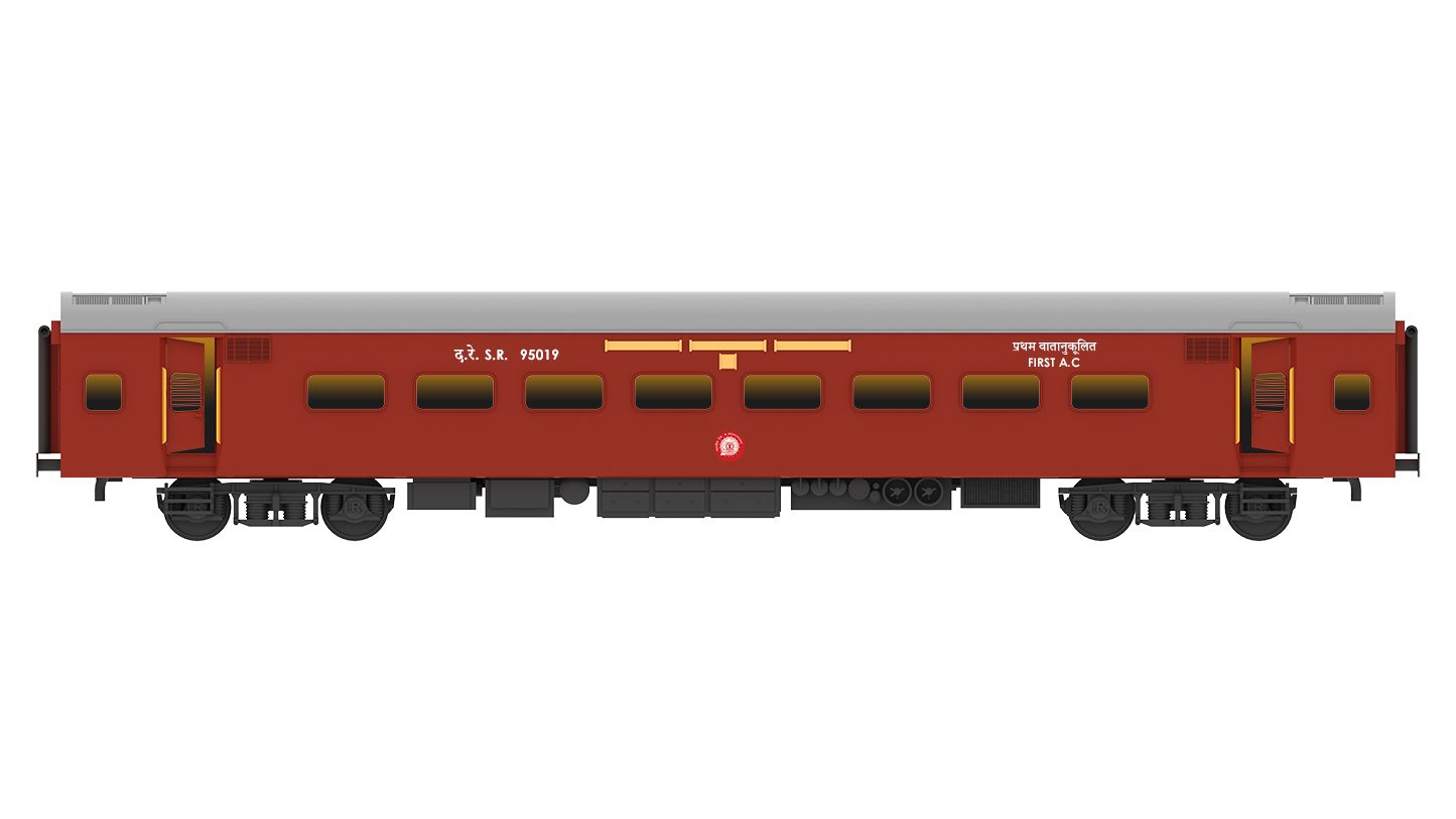PRE-ORDER: ICF First A.C HO Scale - Red Livery (1955-1990s), Premium Version