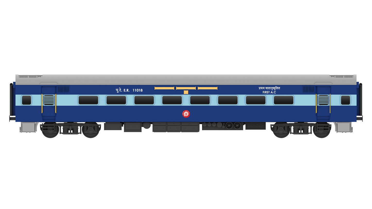 PRE-ORDER: ICF First A.C HO Scale - Blue Livery (2018-Current), Standard Version