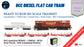PRE-ORDER: DCC TRAIN Set: Diesel Flat Car Train (With Track and Controller)