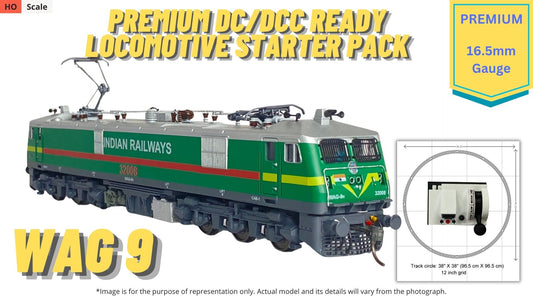 PRE-ORDER: RTR Locmotive Starter Pack - Premium DC/DCC Ready - WAG9