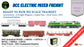 PRE-ORDER: DCC TRAIN SET: Electric Mixed Freight (With Track and Controller)