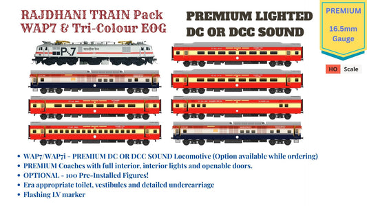 PRE-ORDER: Rajdhani Train Pack with WAP7 - PREMIUM (No Tracks or Controller)