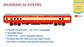 PRE-ORDER: RAJDHANI A.C PANTRY HO Scale - Red-Cream Livery Premium Version