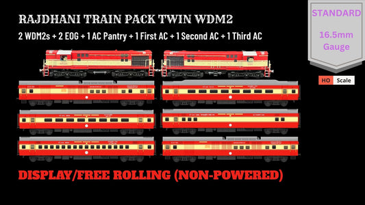 Made to Order: Rajdhani Train Pack with Twin WDM2 - DISPLAY/Free Rolling