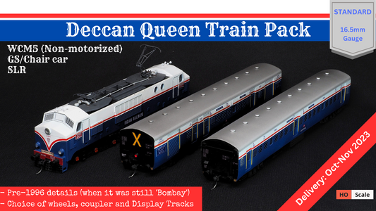 PRE-ORDER: Classic Deccan Queen Train Pack - Free-Rolling/Display