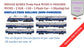 PRE-ORDER: DECCAN QUEEN Train Pack with WCM5 - DISPLAY/Free Rolling